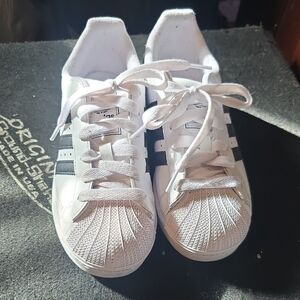 adidas White and Black Women's Sneakers